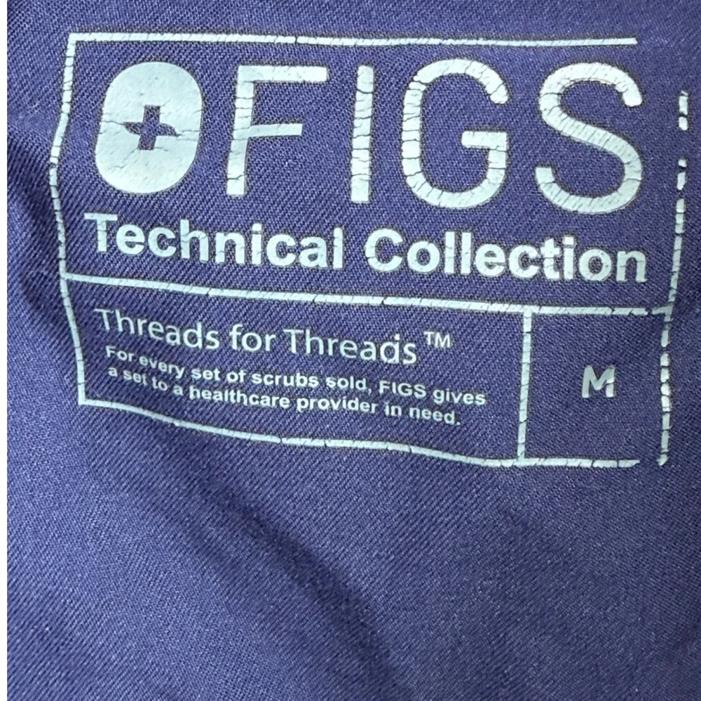 FIGS Technical Collection Mens T2001 Blue Cargo Scrub Pants Size Medium M‎